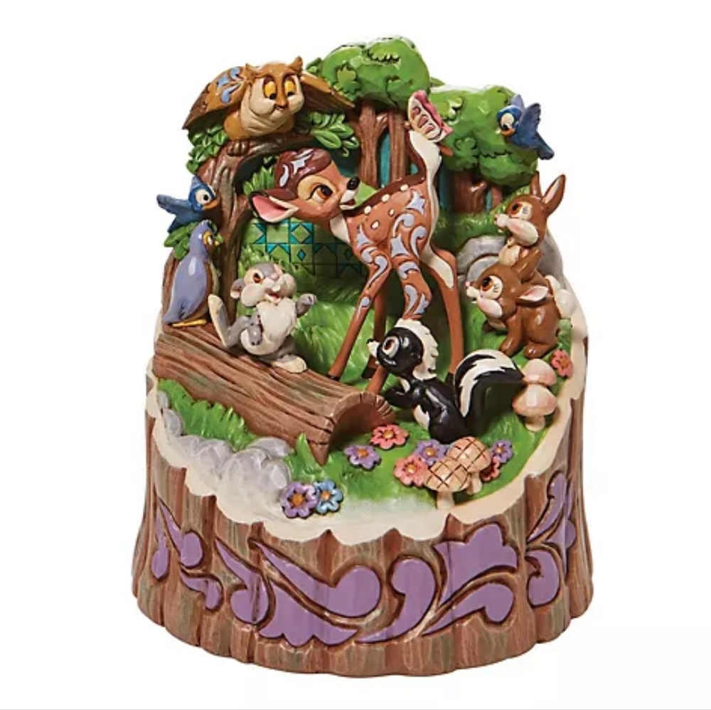 Enesco Disney Traditions Bambi Carved by Heart